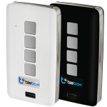 uRemote PRO WHITE/BLACK - Дистанционно управление с метално покритие - µWiFi
