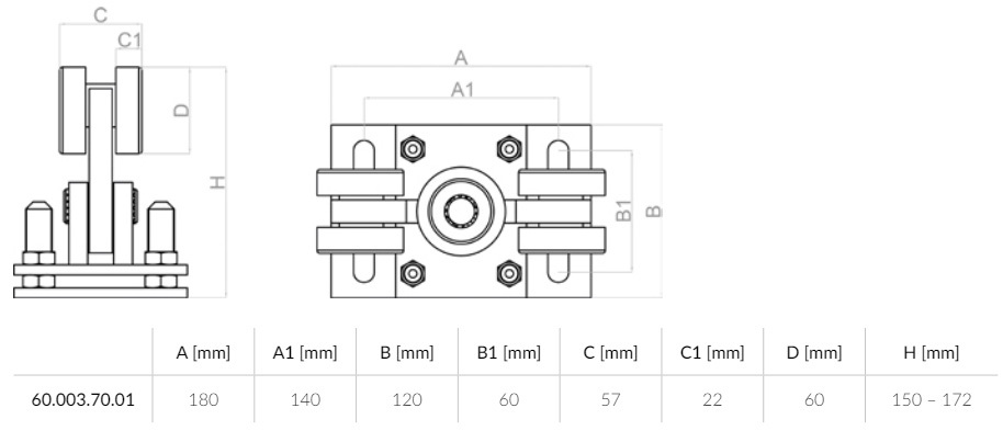 Laufwagen-für-Profil-70x70x4 mm-Polyamid-Rollen 60.003.70.01