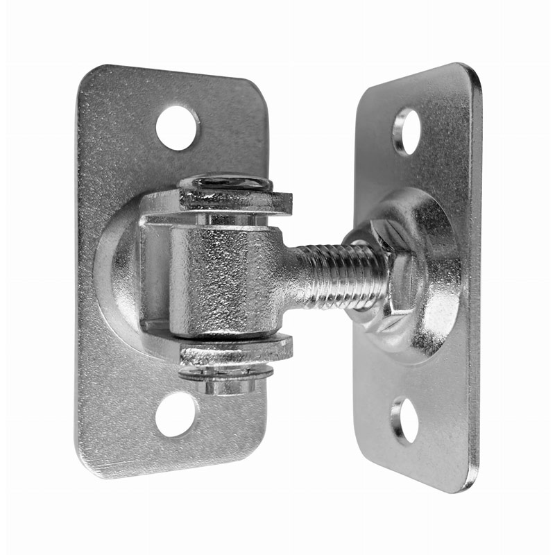 M12 adjustable hinge with double plate – 75×37 plate