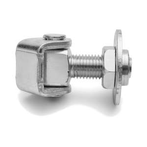 Adjustable hinge with M20 flange