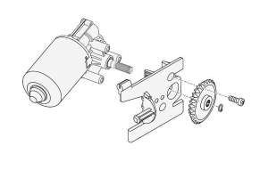 Moteur avec transmission Twist 350 Sommer