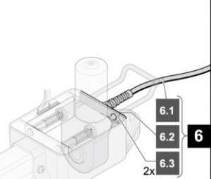 Netzkabel für den Antrieb Twist 200 Sommer