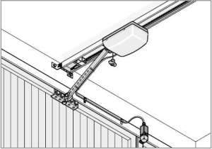 Sommer service door opening sensor