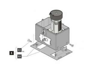 Base de montage pour variateur SM40/SM40T Sommer