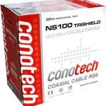 КОАКСІАЛЬНИЙ КАБЕЛЬ NS100 Trishield Pull Box - 1м