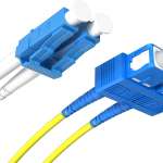 Оптична оптична патчарска патчър SM SC/UPC-LC/UPC Duplex 10M