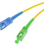 PATCHCORD Z OPTICKÉHO VLÁKNA SM SC/UPC-SC/APC SIMPLEX 0,5m