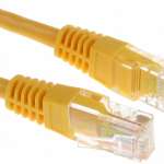 ШОРД KAT5E UTP 0,25M ЖОВТИЙ
