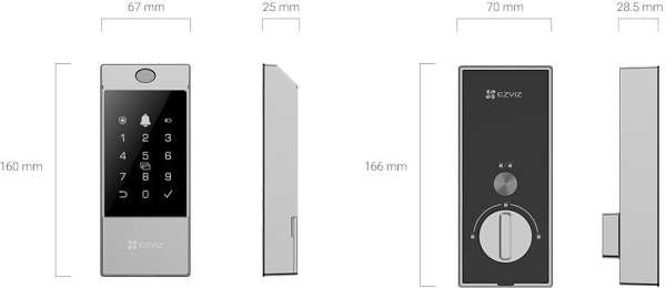Інтелектуальний Ezviz DL04 Pro Digital Lock